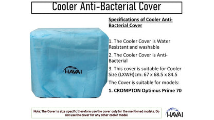 HAVAI Anti Bacterial Cover for Crompton Optimus Prime 70 Window Cooler Water Resistant.Cover Size(LXBXH) cm: 67 x 68.5 x 84.5