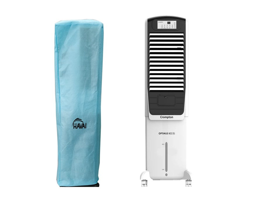 HAVAI Anti Bacterial Cover for Crompton Optimus Neo 35i Litre Tower Cooler Water Resistant.Cover Size(LXBXH) cm: 38 x 42.5 x 108.5