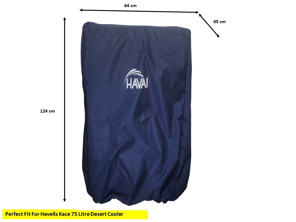 HAVAI Premium Cooler Cover for Havells Kace 75 Litre Desert Cooler Water Resistant.Cover Size(LXBXH) cm: 64 X 45 X 124