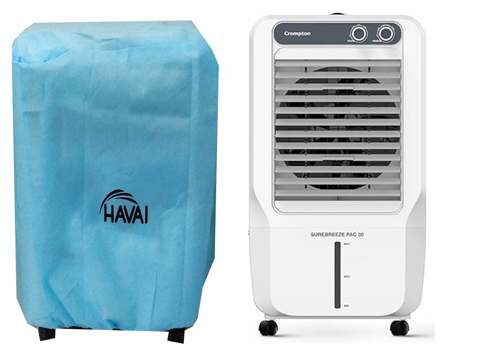 HAVAI Anti Bacterial Cover for Crompton Surebreeze 30 Desert Cooler Water Resistant.Cover Size(LXBXH) cm: 39.9 x 49.2 x 80.6