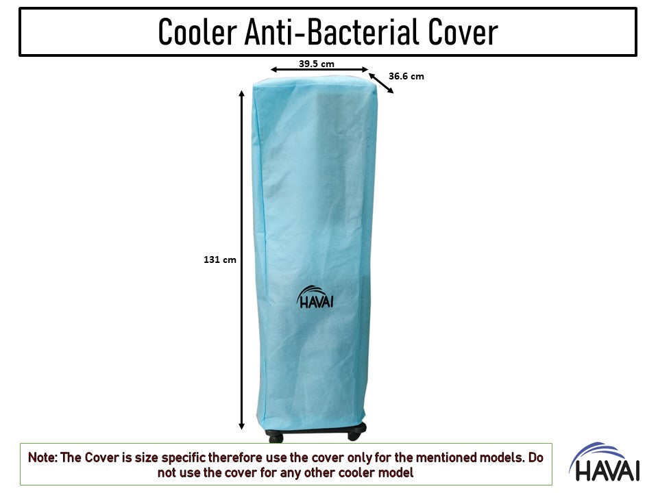 HAVAI Anti Bacterial Cover for Usha AEROSTYLE 50 Litre Tower Cooler Water Resistant.Cover Size(LXBXH) cm: 39.5  x 36.6  X 131