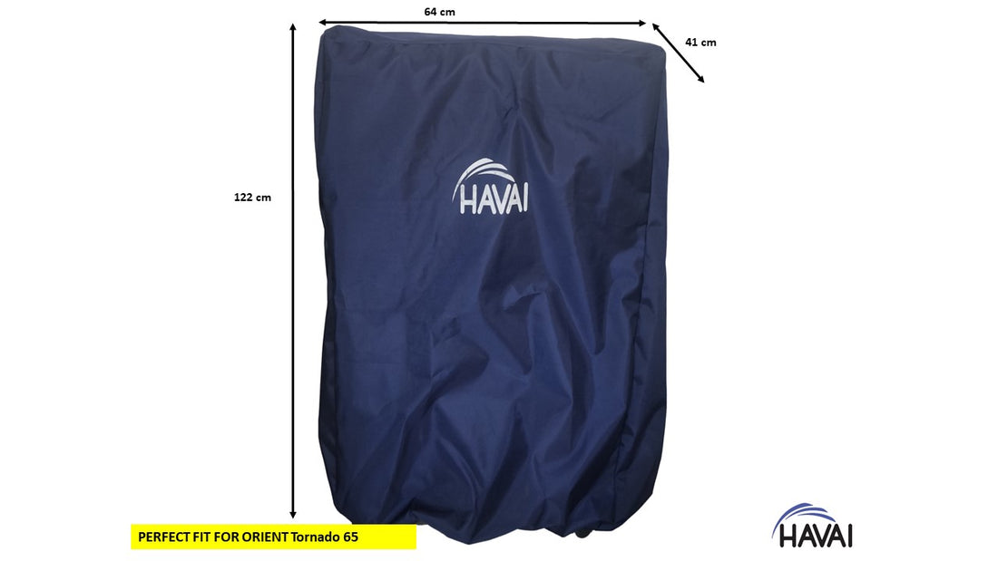 HAVAI Premium Cooler Cover for Orient Tornado 65 Litre Desert Cooler Water Resistant.Cover Size(LXBXH) cm: 63 X 41 X 122