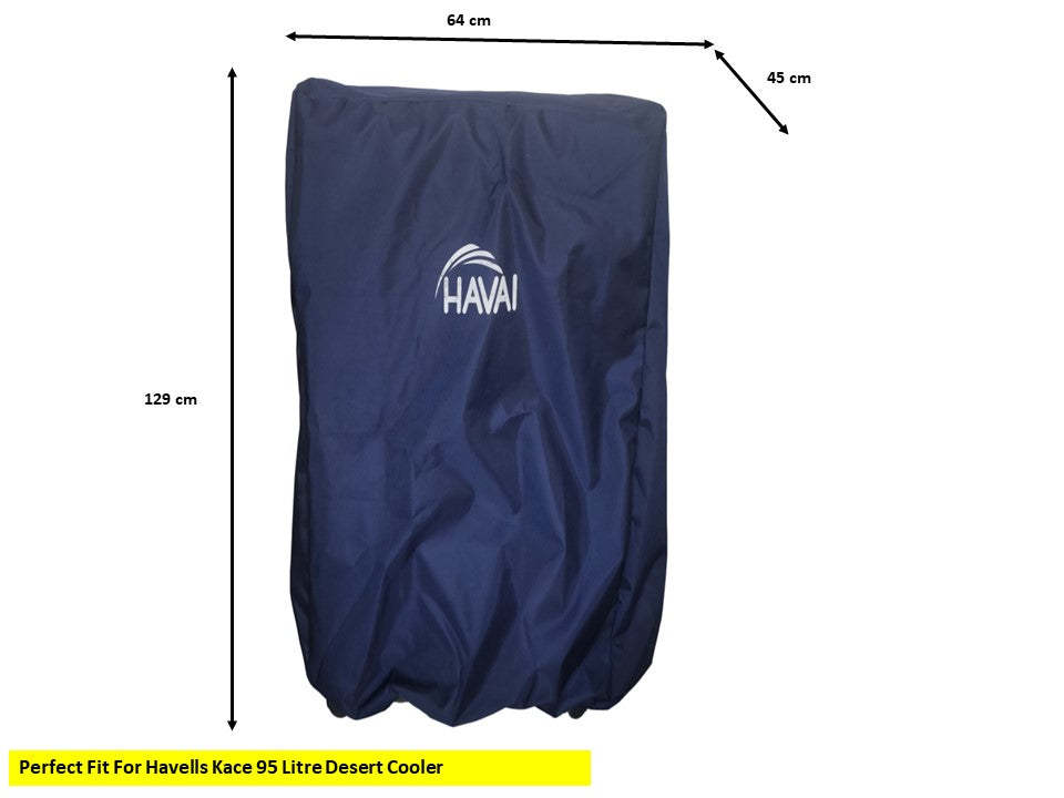HAVAI Premium Cooler Cover for Havells Kace 95 Litre Desert Cooler Water Resistant.Cover Size(LXBXH) cm: 64 X 45 X 129