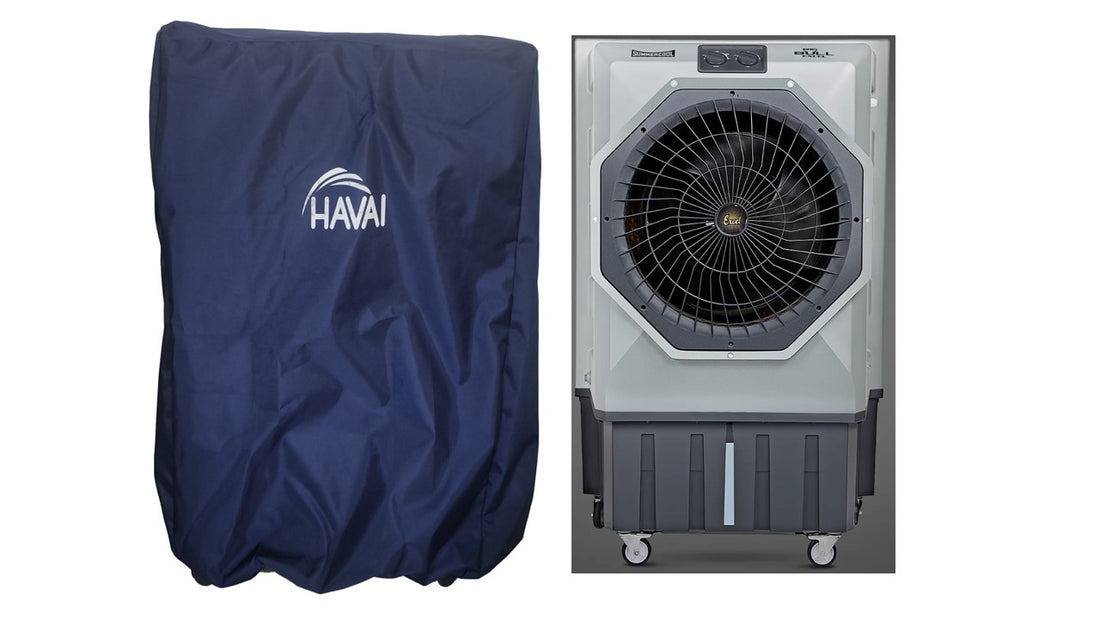 HAVAI Premium Cover for  SUMMERCOOL  Big Bull 95 Ltr  Desert  Cooler 100% Waterproof Cover Size(LXBXH) cm: 63 x 87 x 127