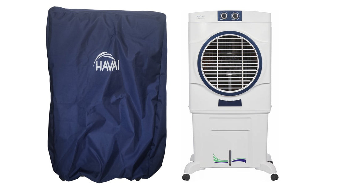 HAVAI Premium Cover for Voltas MAGIC AIR 85 Litre Desert Cooler 100% Waterproof Cover Size(LXBXH) cm: 51 x 74.5  x 126.5