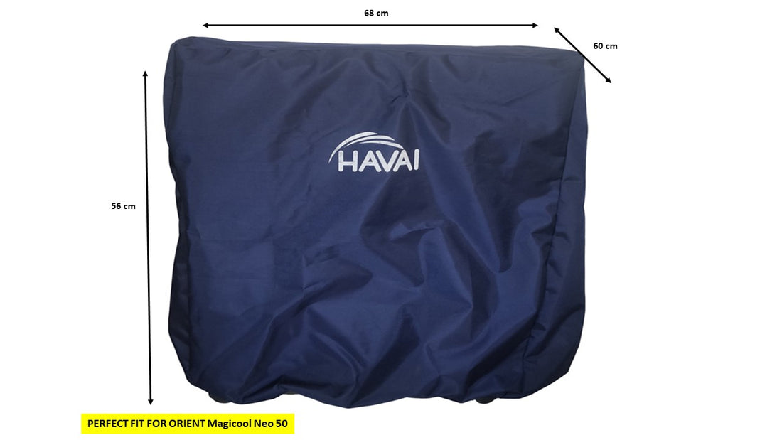 HAVAI Premium Cooler Cover for Orient Magicool Neo 50 Litre Window Cooler Water Resistant.Cover Size(LXBXH) cm: 68 x 60 x 56