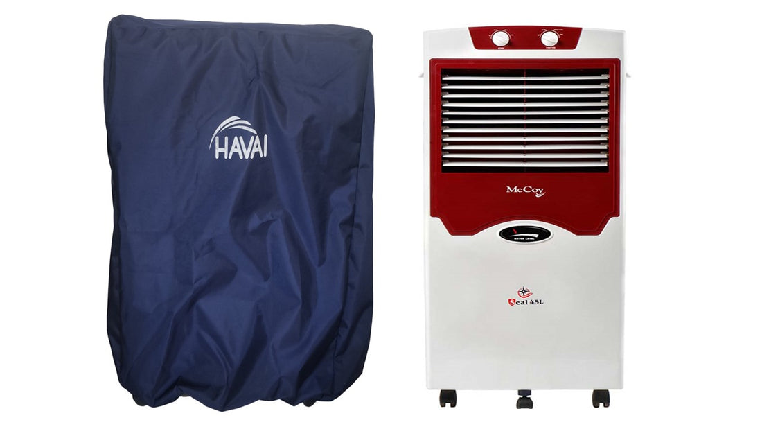 HAVAI Premium Cooler Cover for MCCOY Seal 45Litre Desert Cooler Water Resistant.Cover Size(LXBXH) cm: 46.5 x 50.5 x 101
