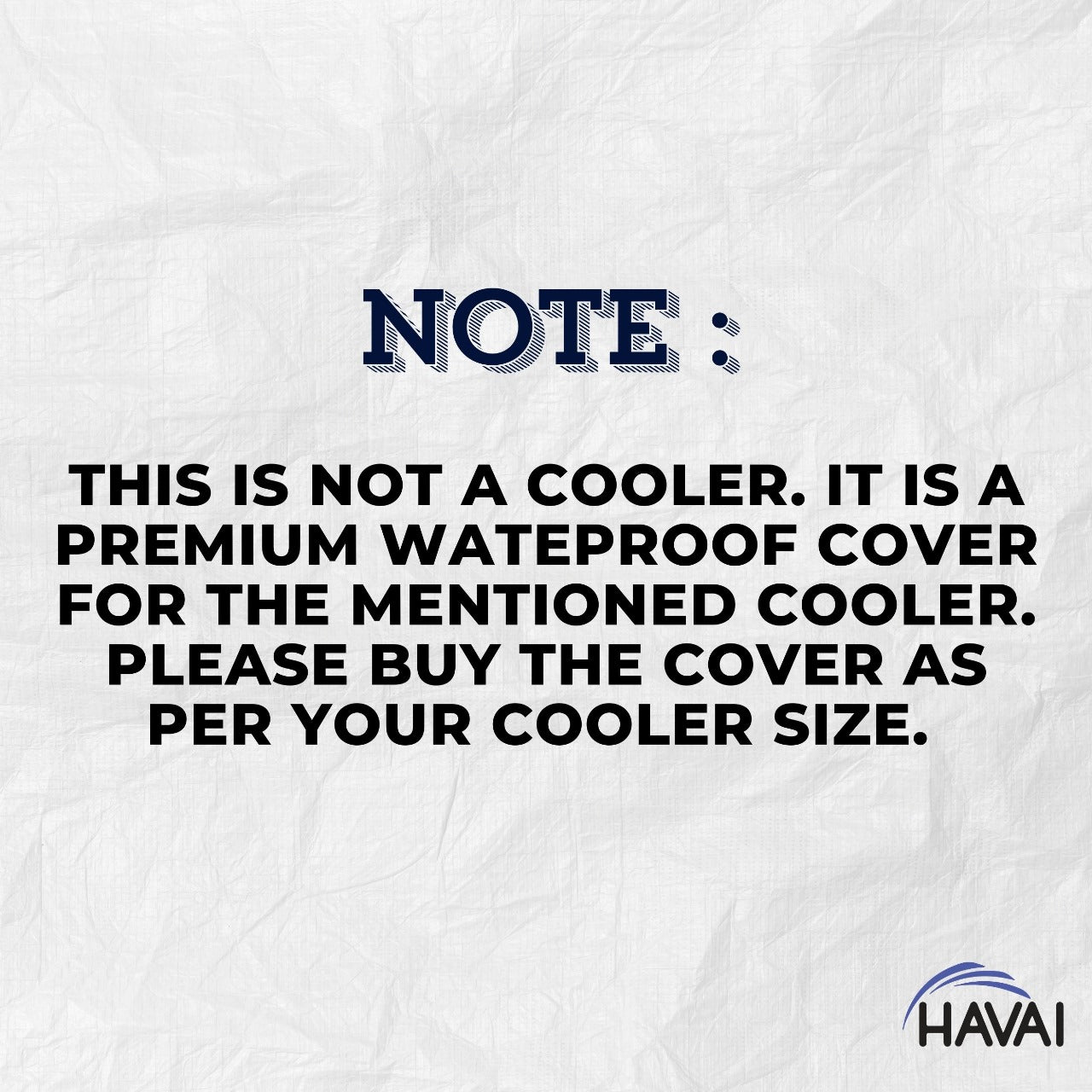 HAVAI Premium Cover for Voltas  Victor 90 Litre Desert Cooler 100% Waterproof Cover Size(LXBXH) cm: 45 x 60 x 113.5