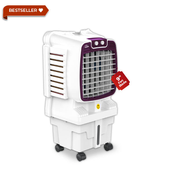 HAVAI Arizona 9 Mini Personal Air Cooler | India’s First 9-Inch Blade Cooler | 2600 RPM | 5 Ft Air Throw | 3-Side Honeycomb | 12L Tank | Motorised Louvers | 120W | Ideal for 50 Sq Ft