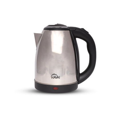 HAVAI Large Premium Electric Kettle 1.8L |Stainless Steel Inner Body | Auto Power Cut | Boil Dry Protection &amp; Cool Touch Double Wall | Portable | 1500 Watts |1 Year Warranty - POWDER PINK