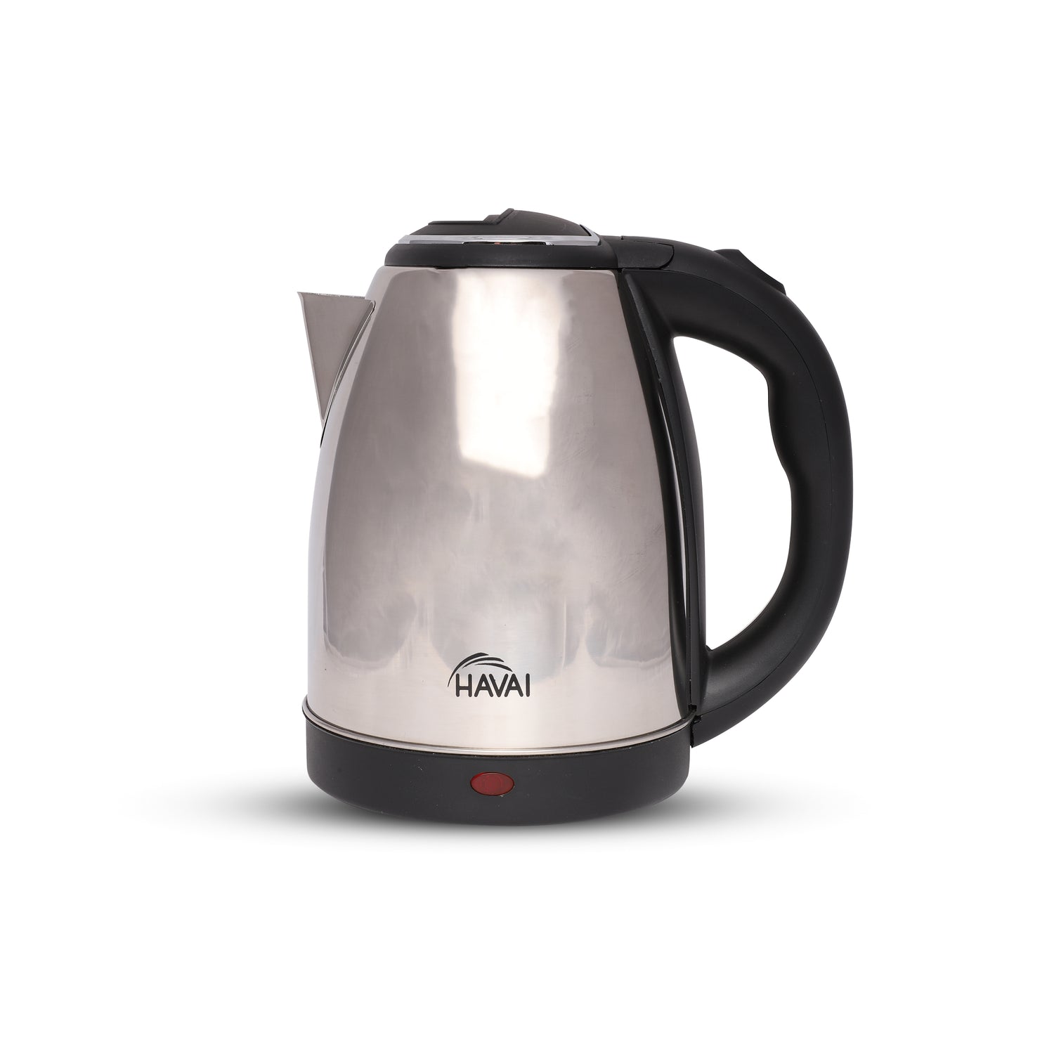 HAVAI Large Premium Electric Kettle 1.8L |Stainless Steel Inner Body | Auto Power Cut | Boil Dry Protection &amp; Cool Touch Double Wall | Portable | 1500 Watts |1 Year Warranty - STAINLESS STEEL