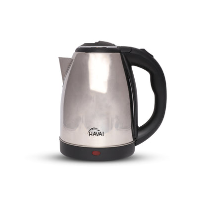 HAVAI Large Premium Electric Kettle 1.8L |Stainless Steel Inner Body | Auto Power Cut | Boil Dry Protection &amp; Cool Touch Double Wall | Portable | 1500 Watts |1 Year Warranty - LIME GREEN