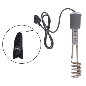 HAVAI Immersion Rod with Cover - Metal, Grey and White, 1500 W
