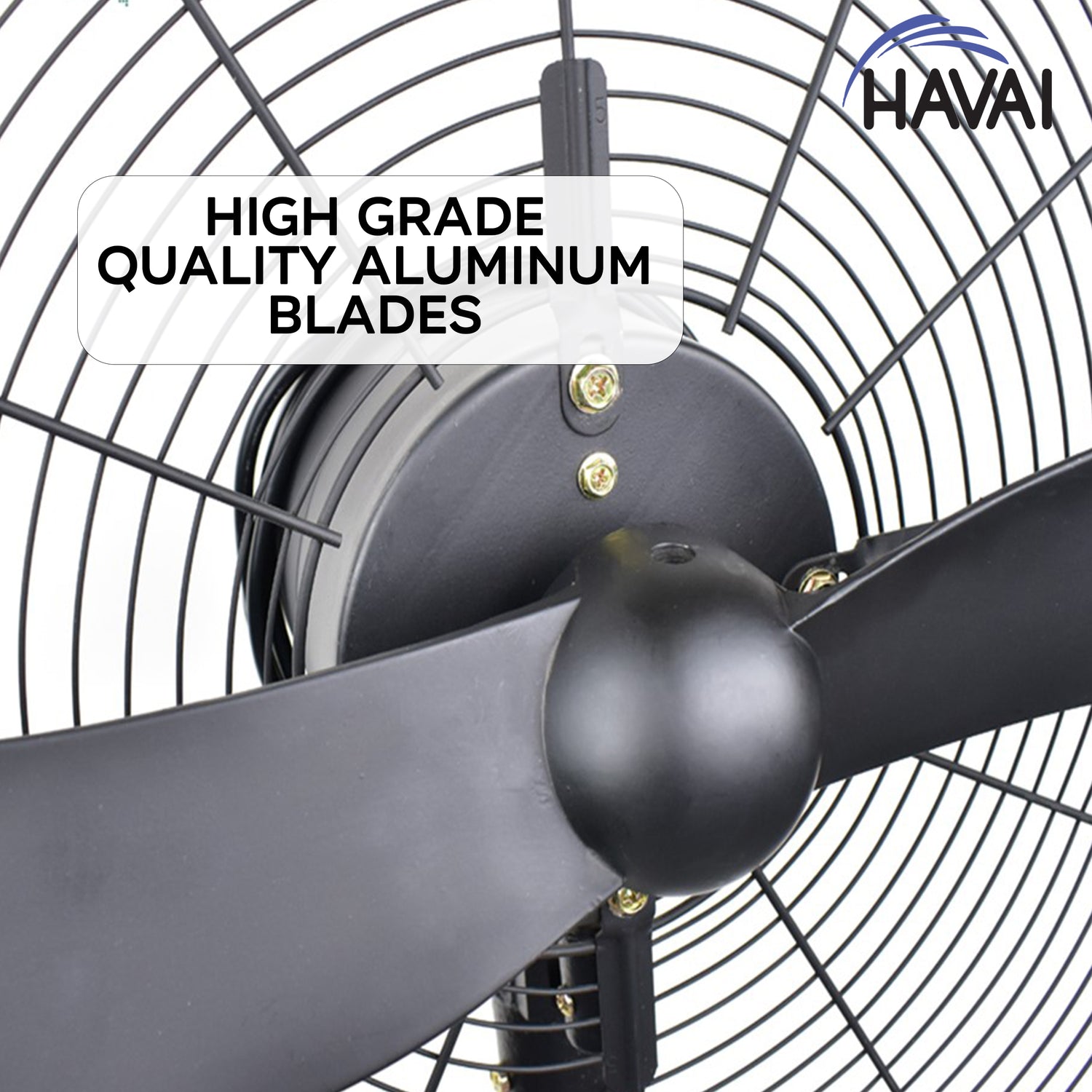 HAVAI BLDC Pedestal Fan 26 inch, 50% Savings on Electricity, High Velocity, Heavy Duty Metal for Industrial, Commercial and Residential Use, Assembly Included