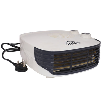 HAVAI Fan Room Heater Ideal for Small and Medium Area, 2000 Watts (Whi