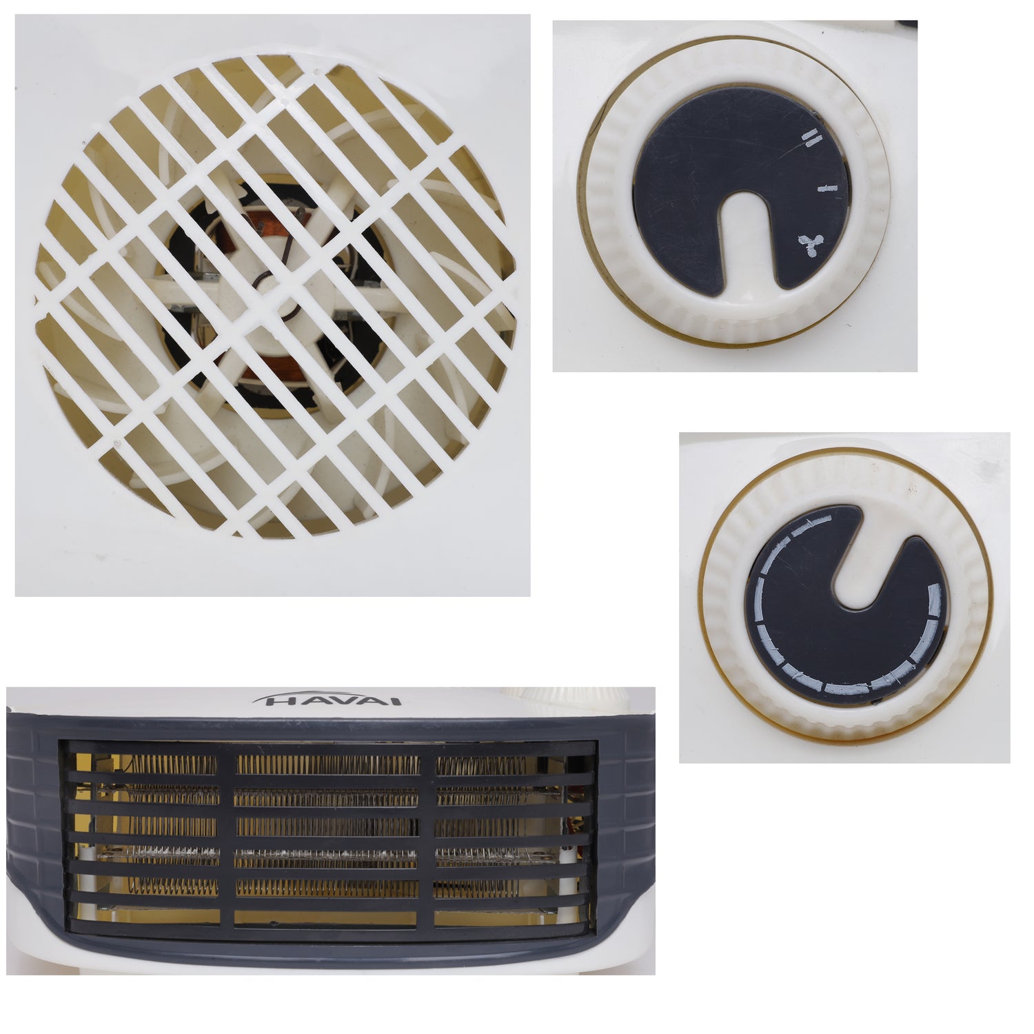 HAVAI Fan Room Heater Ideal for Small and Medium Area, 2000 Watts (White)