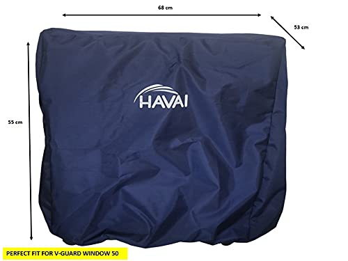 HAVAI Premium Cover for V-Gaurd 50 Litre Window Cooler 100% Waterproof Cover Size(LXBXH) cm: 68 X 53 X 55