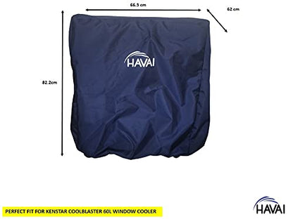 HAVAI Premium Cover for Kenstar Coolblaster 60 Litre Window Cooler 100% Waterproof Cover Size(LXBXH) cm: 66.5 X 62 X 82