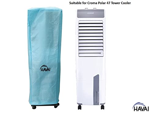 HAVAI Anti Bacterial Cover for Croma Polar 47 Litre Tower Cooler Water Resistant.Cover Size(LXBXH) cm: 37 X 35 X 131
