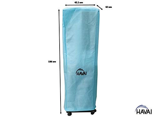 HAVAI Anti Bacterial Cover for McCoy Jet 54 Litre Tower Cooler Water Resistant.Cover Size(LXBXH) cm:42.1 X 42 X 136