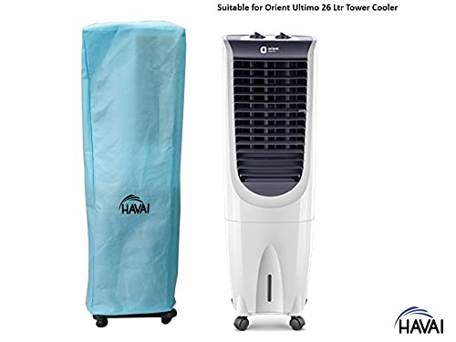 HAVAI Anti Bacterial Cover for Orient Ultimo 26 Litre Tower Cooler Water Resistant.Cover Size(LXBXH) cm: 39 X 34.6 X 105
