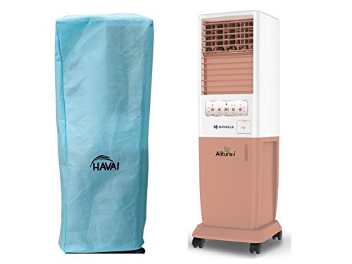 HAVAI Anti Bacterial Cover for Havells Alitura 30 Litre Tower Cooler Water Resistant.Cover Size(LXBXH) cm: 36.6 X 37.2 X 108