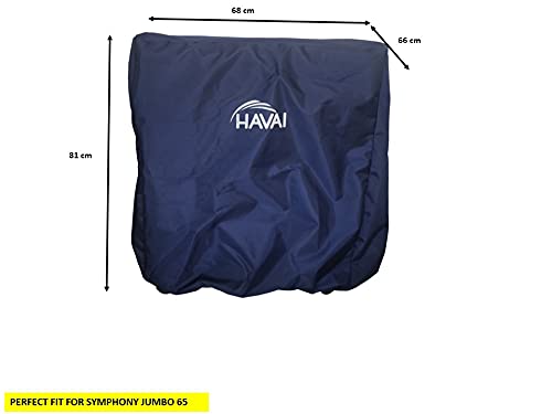 HAVAI Premium Cover for Symphony Jumbo 65 Litre Window Cooler 100% Waterproof Cover Size(LXBXH) cm: 68 X 66 X 81