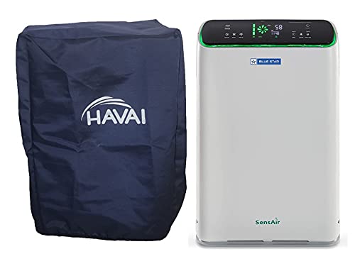 HAVAI Premium Cover for Blue Star BS-AP490LAN 915 CMH Air Purifier 100% Waterproof Size (LXBXH) cm : 37 X 19.5 X 65