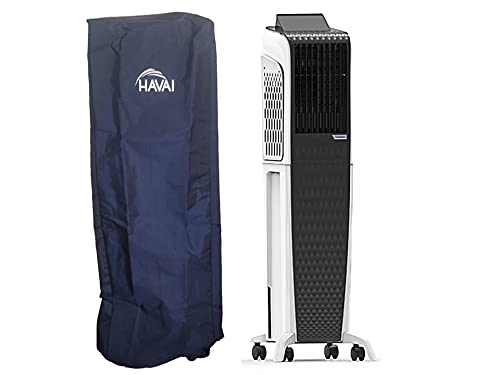 HAVAI Premium Cover for Symphony Diet 3D 55 Litre Tower Cooler 100% Waterproof Cover Size(LXBXH) cm:45 X 39 X 134