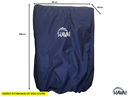 HAVAI Premium Cover for Bajaj DC 2050 70 Litre Desert Cooler 100% Waterproof Cover Size(LXBXH) cm:64 X 50 X 108