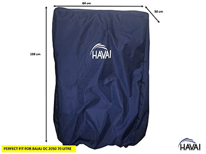 HAVAI Premium Cover for Bajaj DC 2050 70 Litre Desert Cooler 100% Waterproof Cover Size(LXBXH) cm:64 X 50 X 108