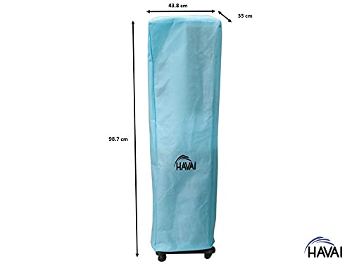 HAVAI Anti Bacterial Cover for Hindware Eiffel 22 Litre Tower Cooler Water Resistant.Cover Size(LXBXH) cm: 43.8 X 42 X 98.7