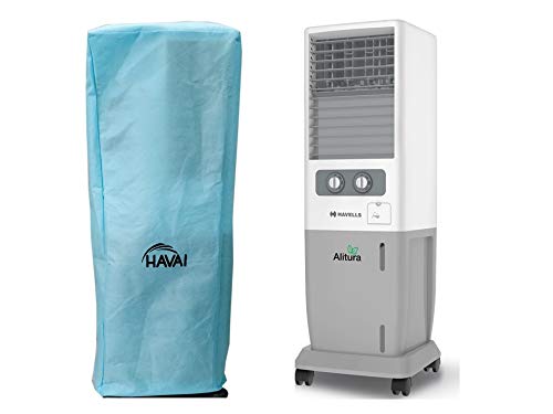 HAVAI Anti Bacterial Cover for Havells Alitura 20 Litre Tower Cooler Water Resistant.Cover Size(LXBXH) cm: 36.6 X 37.2 X 97