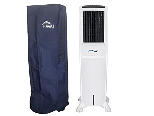 HAVAI Premium Cover for Maharaja Blizzard 50 Litre Tower Cooler 100% Waterproof Cover Size(LXBXH) cm:44 X 38 X 129