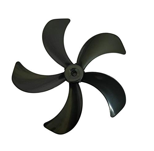 HAVAI ABS Plastic Cooler Fan Blade, Clockwise (16 Inch, 5 Blade, Grey)