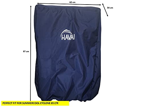 HAVAI Premium Cover for Summercool Cyclone 65 Litre Desert Cooler 100% Waterproof Cover Size(LXBXH) cm: 62 X 54 X 97