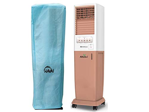 HAVAI Anti Bacterial Cover for Havells Alitura 50 Litre Tower Cooler Water Resistant. Cover Size(LXBXH) cm: 36.6 X 37.2 X 134.8