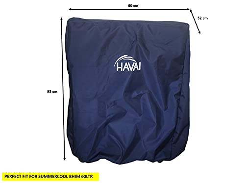 HAVAI Premium Cover for Summercool Bhim 60 Litre Desert Cooler 100% Waterproof Cover Size(LXBXH) cm: 60 X 52 X 95
