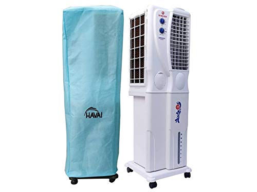 HAVAI Anti Bacterial Cover for Singer Liberty Senior 34 Litre Tower Cooler Water Resistant. Cover Size(LXBXH) cm: 38 X 37 X 118