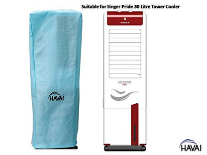 HAVAI Anti Bacterial Cover for Singer Atlantic Pride 30 Litre Tower Cooler Water Resistant.Cover Size(LXBXH) cm:34 X 36 X 113