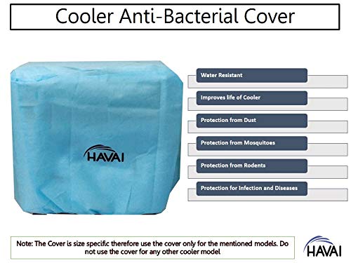 HAVAI Anti Bacterial Cover for Havells Brina Grey 50 Litre Window Cooler Water Resistant.Cover Size(LXBXH) cm: 64.5 X 56 X 57