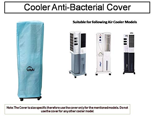 HAVAI Anti Bacterial Cover for Crompton Mystique DLX 34 Litre Tower Cooler Water Resistant. Cover Size(LXBXH) cm: 38 X 37 X 118