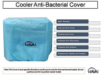 HAVAI Anti Bacterial Cover for Usha Quanta 50 Litre Window Cooler Water Resistant.Cover Size(LXBXH) cm: 67.5 X 55 X 55.5