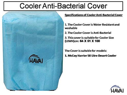 HAVAI Anti Bacterial Cover for McCoy Harrier 50 Litre Desert Cooler Water Resistant.Cover Size(LXBXH) cm: 64 X 51 X 100