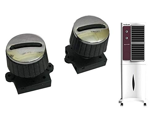 HAVAI Set of Chrome Knobs and Rotary Switches for Hindware Snowcrest 22-HT/42-HT/58-HT Tower Coolers