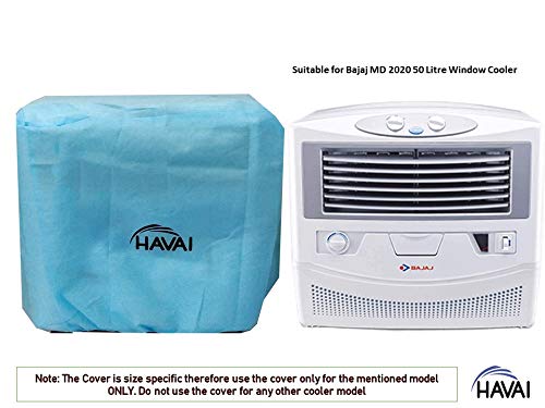 HAVAI Anti Bacterial Cover for Bajaj MD 2020 50 Litre Window Cooler Water Resistant.Cover Size(LXBXH) cm:65.5 X 54.5 X 56.5