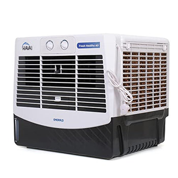 HAVAI Emerald Window Cooler with Powerful Blower - 50 L, Grey and White