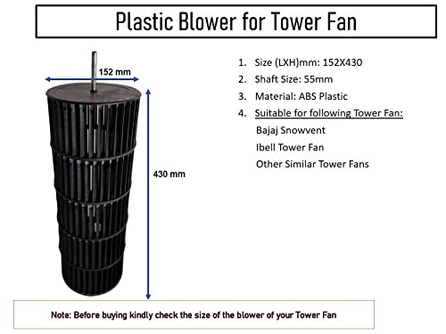 HAVAI Blower for Tower Fan - Black