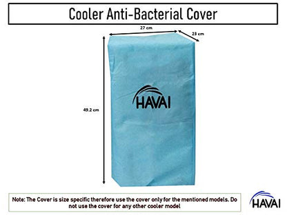 HAVAI Anti Bacterial Cover for Crompton Ginie 7 Litre Personal Cooler Water Resistant. Cover Size(LXBXH) cm: 27 X 23 X 49.2