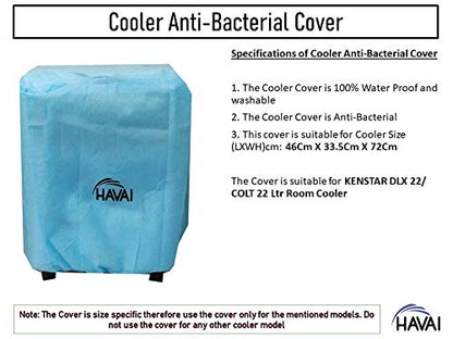 HAVAI Anti Bacterial Cover for Kenstar Colt 22 or Kenstar DLX 22 Litre Personal Cooler Water Resistant.Cover Size(LXBXH) cm:46 X 33.5 X 72
